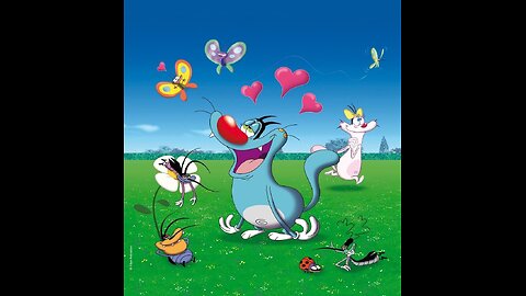 Oggy and kakroach 😂