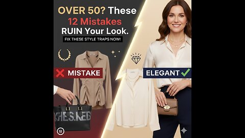 OVER 50? These 12 Mistakes RUIN Your Elegant, Expensive Look