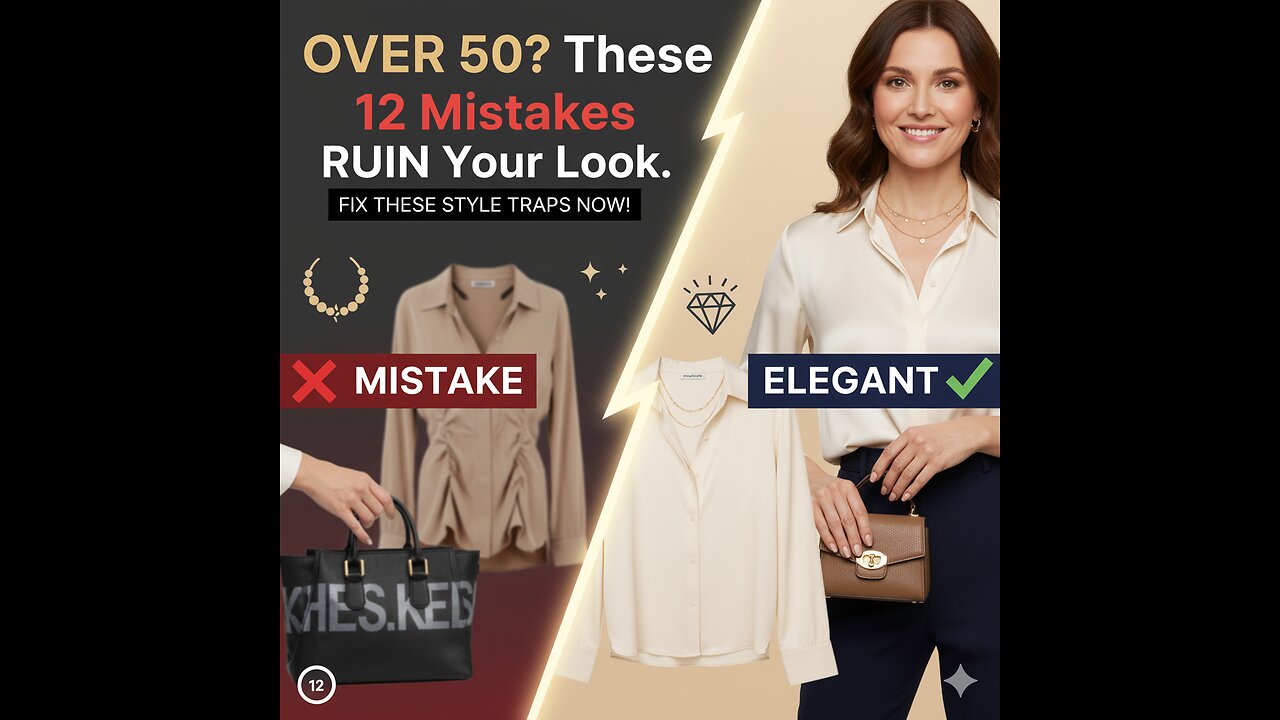 OVER 50? These 12 Mistakes RUIN Your Elegant, Expensive Look