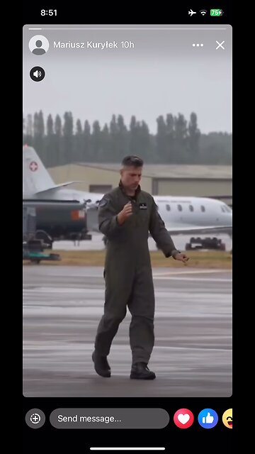 In memory of Polish pilot who died in F16 crash