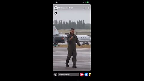 In memory of Polish pilot who died in F16 crash