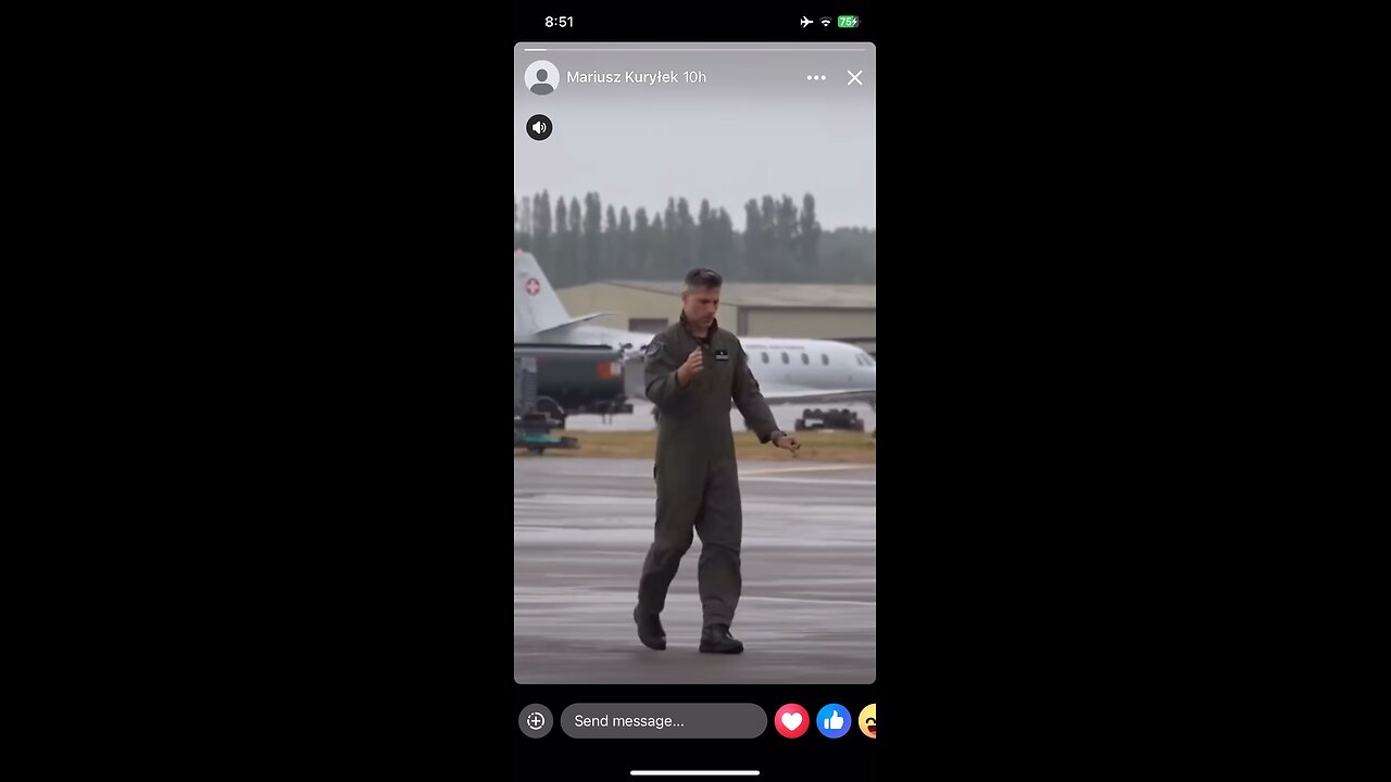 In memory of Polish pilot who died in F16 crash