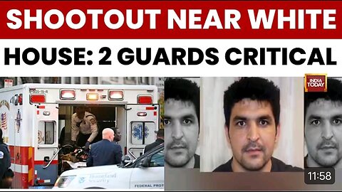 Shootout Near White House In U.S.: Suspect Rahamanullah Lakanwal Detained | US News | India Today