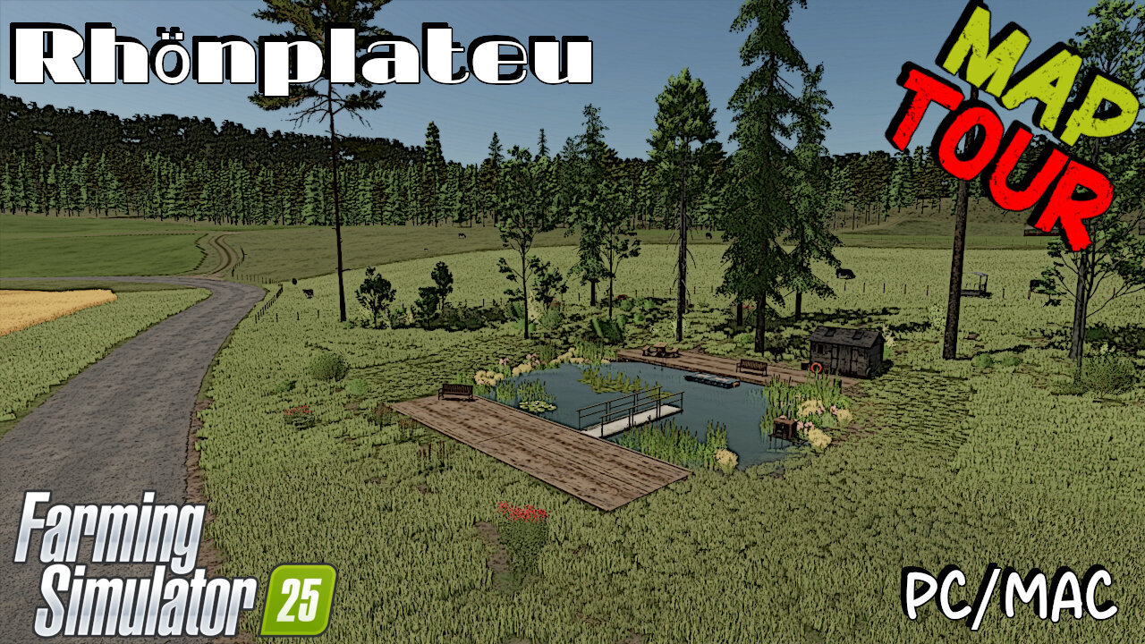 Map Tour | Rhönplateu | Farming Simulator 25