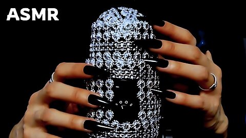 ASMR Studded Mic Scratching (no talking, no tapping)