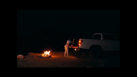 🏕️ Night SOLO camping GIRL/ASMR
