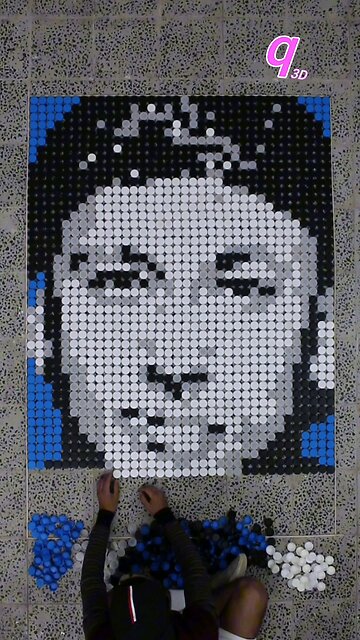 A famous Brazilian player, who is he ? 🤔 #3d #3dart #art #qamhani #shorts