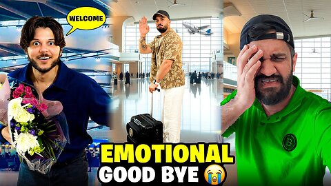 Left Dubai Dogar gone emotional on airport😭Cute Welcome in New Country😍