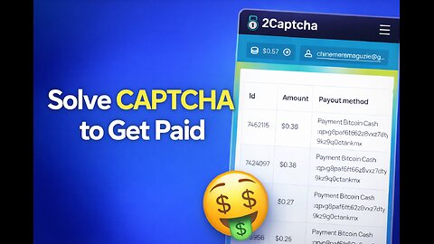 Solve CAPTCHA to Get Paid 💰 | 2Captcha Payment Proof