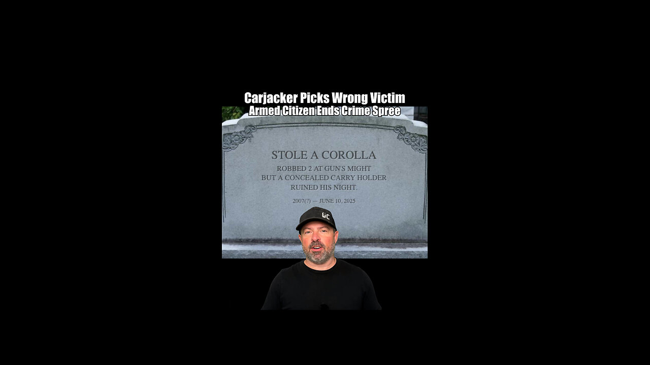 Carjacker Picks Wrong Victim | Armed Citizen Ends Crime Spree
