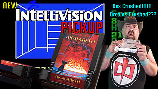 New INTELLIVISION Pickup!! - AKALABETH - Box Crushed!! Dreams Crushed?
