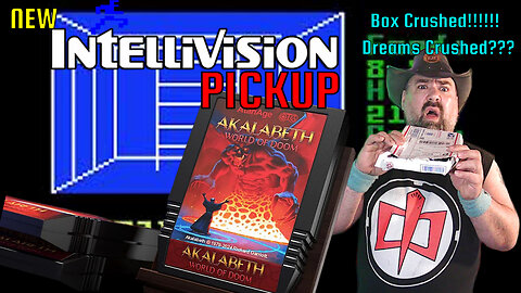 New INTELLIVISION Pickup!! - AKALABETH - Box Crushed!! Dreams Crushed?