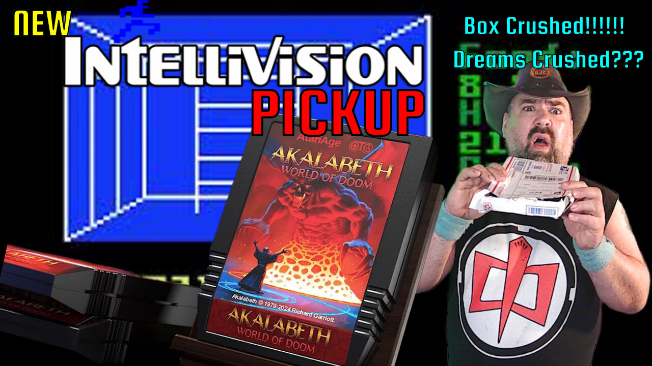 New INTELLIVISION Pickup!! - AKALABETH - Box Crushed!! Dreams Crushed?
