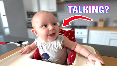 Baby Kayla Tries to Talk (Again)