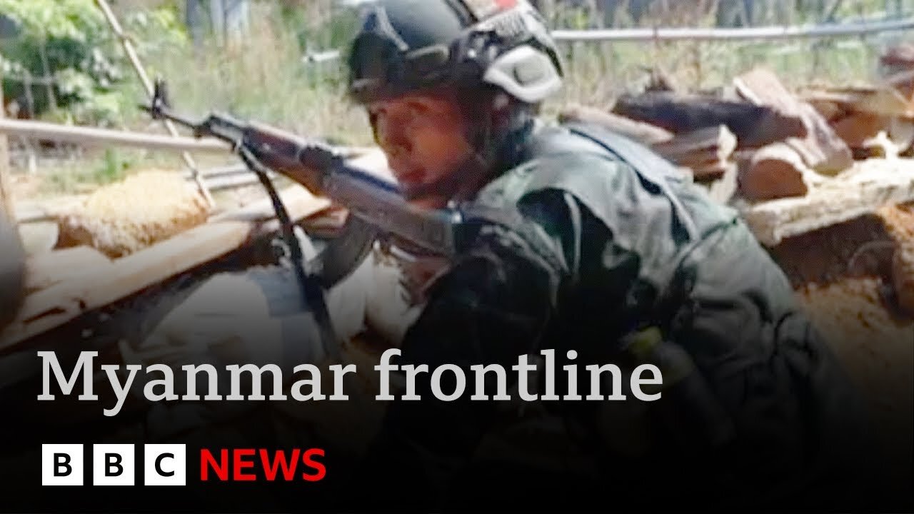 Myanmar frontline: BBC witnesses army breaking ceasefire following devastating earthquake | BBC News