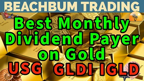 Best Monthly Dividend Payer on Gold | ​​USG | GLDI | IGLD | Quick Take