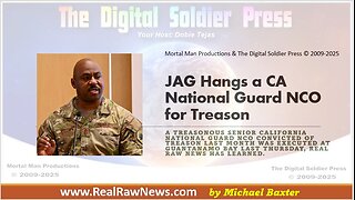 JAG Hangs CA National Guard NCO for Treason