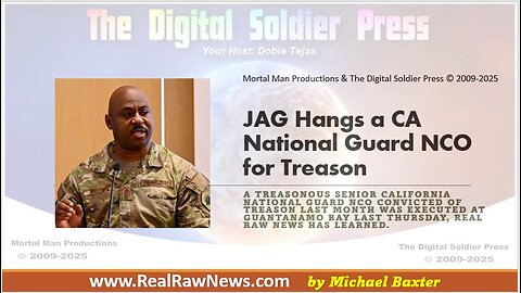 JAG Hangs CA National Guard NCO for Treason