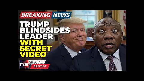 Breaking: Trump Just Blindsided African Leader With Secret Video! Room Went Dead Silent!