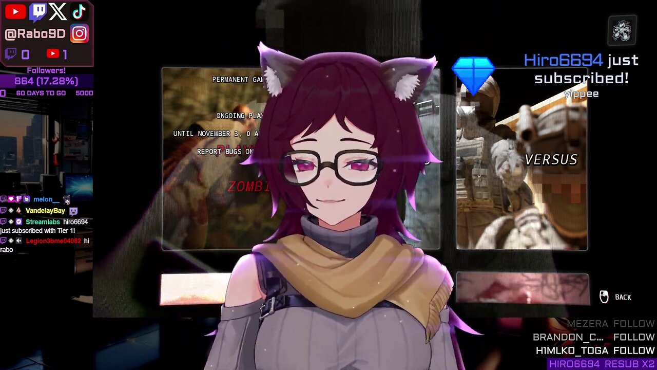 🔴[LIVE]VTUBER BODYCAM ZOMBIES🎥 [vod archive]