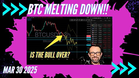 $Bitcoin Bull Market OVER?? Weekly Market Forecast 3/30/25: $Crypto $Forex $Stocks $Gold $Silver