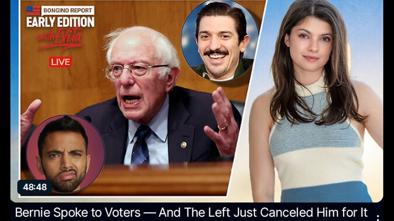 Bongino Report Early Edition Bernie Speaks to voters What Could Go Wrong