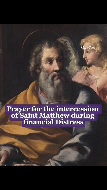 FINANCIAL TROUBLES? TRY THIS POWERFUL PRAYER TO SAINT MATTHEW, PATRON OF FINANCES #truth #jesus #mar