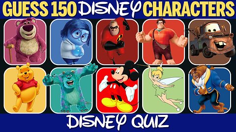 Guess the 150 Disney Characters