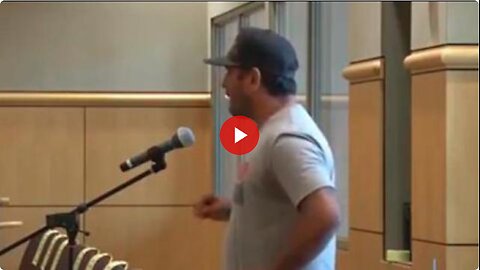 A combat veteran gives his city leaders a warning about what is to come.