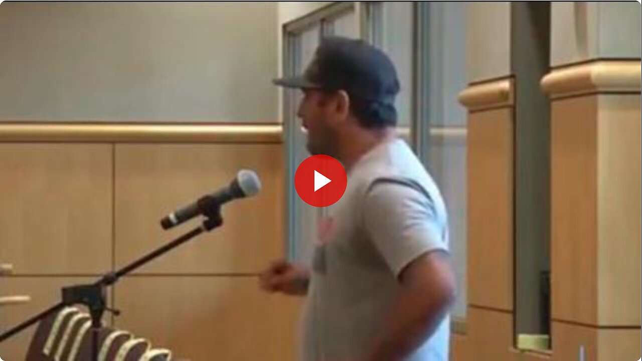 A combat veteran gives his city leaders a warning about what is to come.