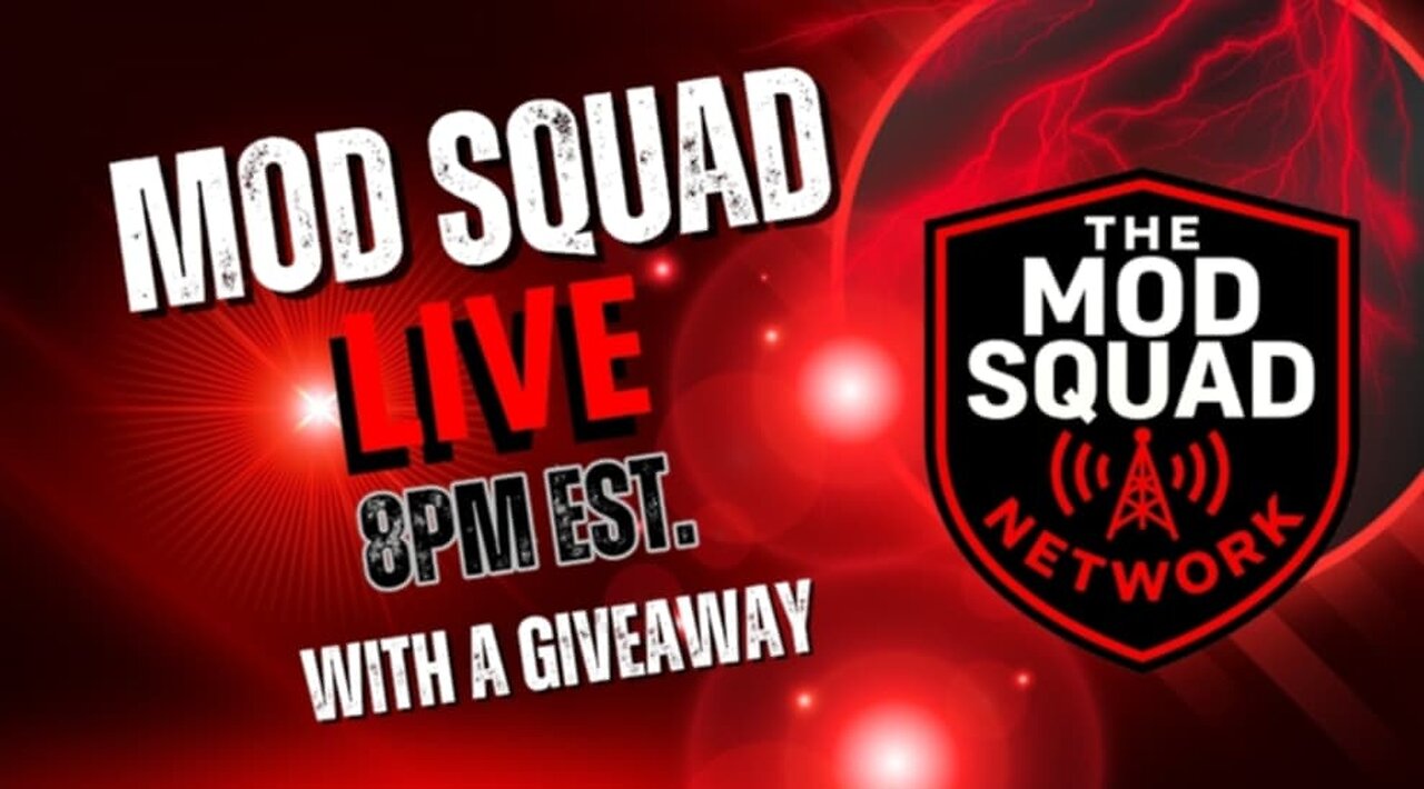 The MOD Squad LIVE With A GIVEAWAY