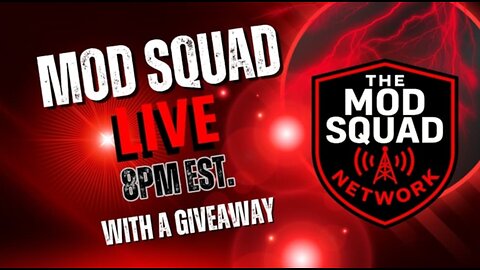 The MOD Squad LIVE With A GIVEAWAY