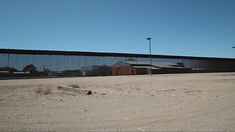 U.S. Soldiers Enforce Border Line, Warning Signs Go Up