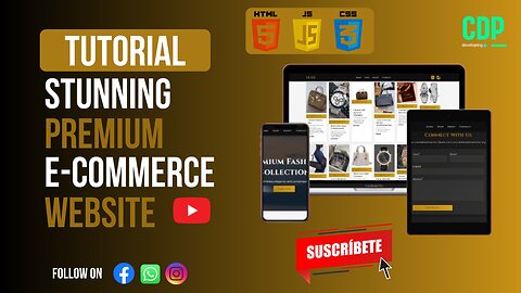 Build a World-Class Premium E-Commerce Website from Scratch with HTML, CSS & JavaScript! 🚀 Ultimate