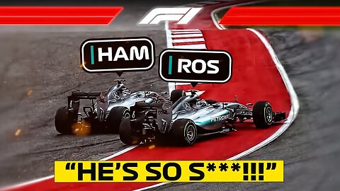 All The Heated Moments Between Hamilton and Rosberg in F1