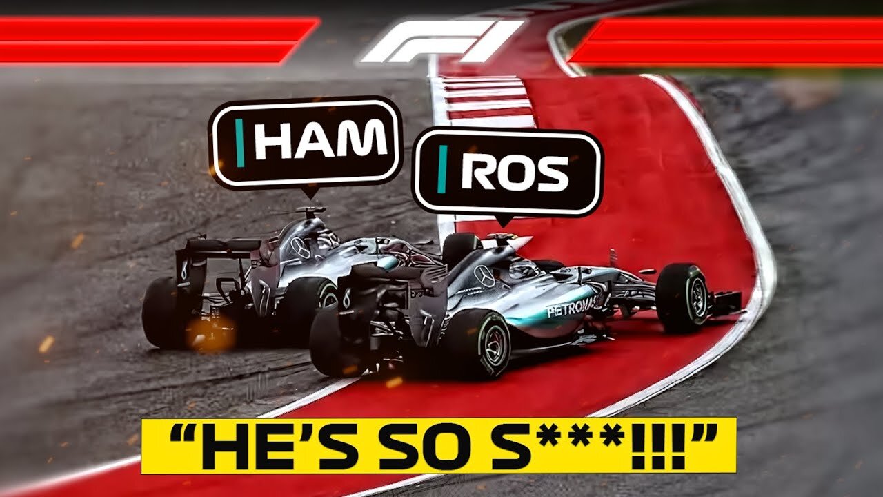 All The Heated Moments Between Hamilton and Rosberg in F1