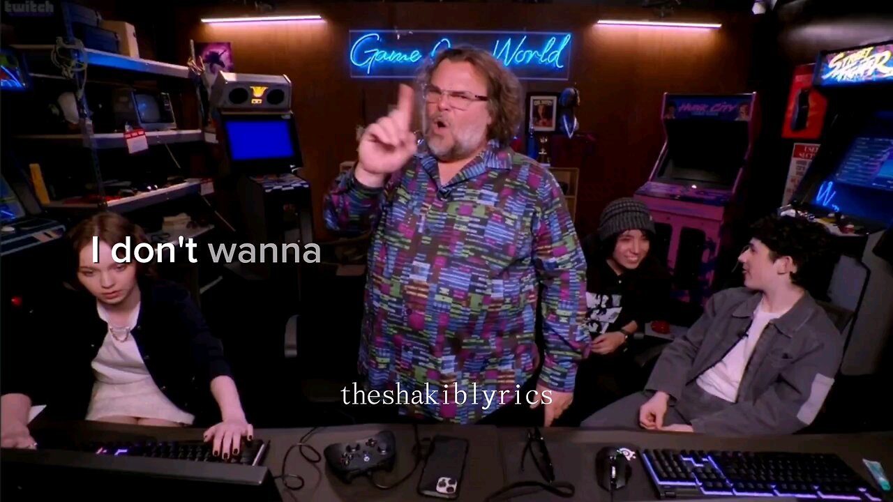 Jack Black has performed his new original song for the live-action ‘MINECRAFT’ movie.