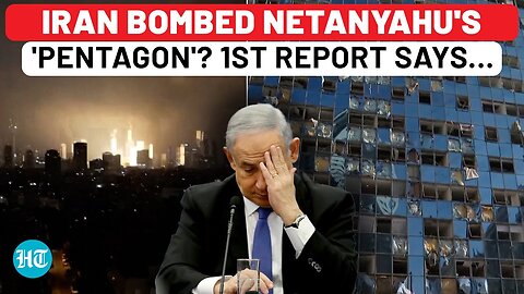 Israel's 'Pentagon' Finally Exposed? Iran's Missiles Strike Just Meters from IDF HQ, 1st Report Out