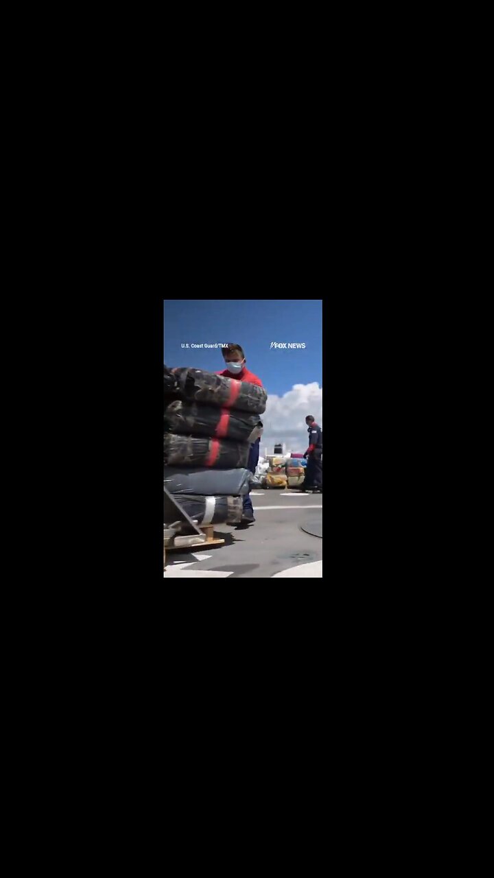 💥The Coast Guard just offloaded over 76 THOUSAND pounds of illegal drugs in Florida