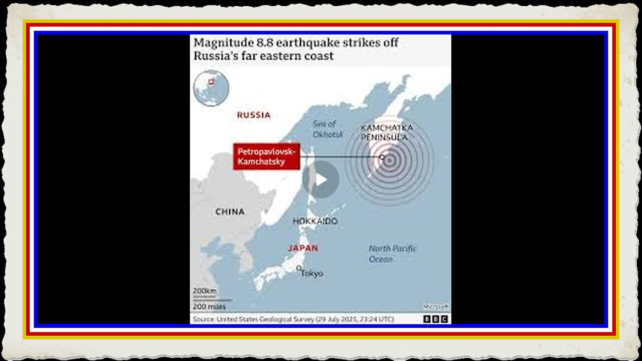 ALERT HUGE TSUNMI WARNING CAUSED BY 8.8 QUAKE