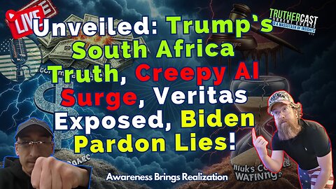 Trump Exposes South Africa, AI Turns Creepy, O’Keefe Outs Veritas, Biden Pardon Scandal—Unleashed!