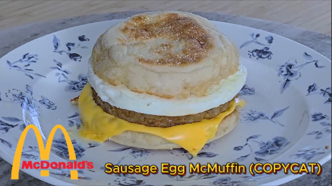 Homemade McDonald's Egg McMuffin