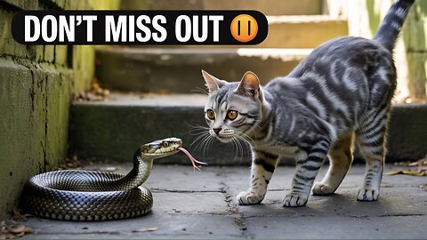 😱 Brave Cat vs Snake 🐍 | Unbelievable Funny & Scary Cat Moments 2025