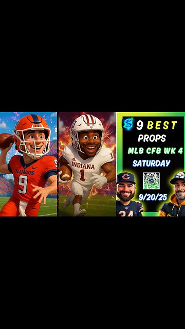 🔥9 HOT College Football Picks Week 4 | FREE NCAAF Best Bets Props| MLB