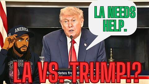 DID TRUMP GO TO FAR WITH LA? DEMS LOSE IT