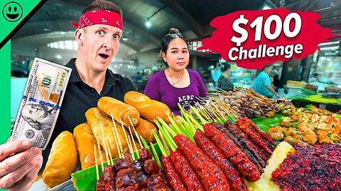 $100 Cambodian Street Food Challenge!! I got scammed.