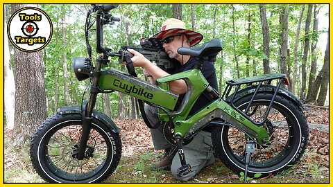 Camo Climber!...Euybike K6 Pro Folding E-Bike Trail Ride & Review!