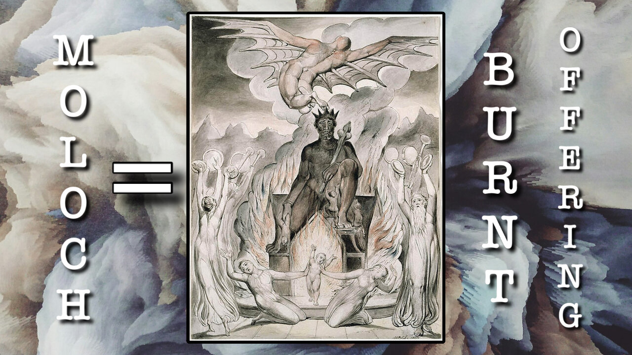 Israel Moloch Hitler Burnt Offering