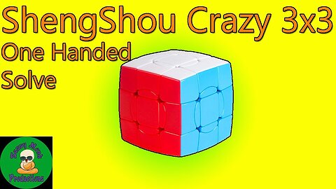 ShengShou Crazy 3x3 One Handed Solve