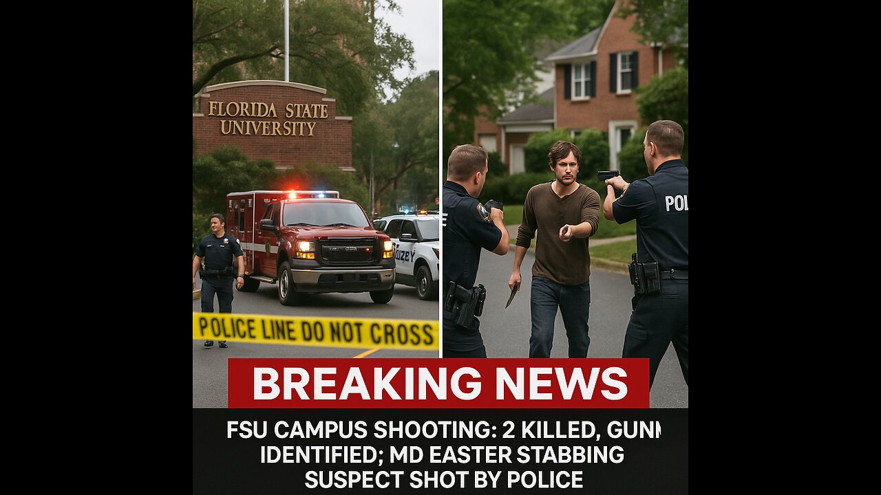 FSU Campus Shooting: 2 Killed, Gunman Identified; MD Easter Stabbing Suspect Shot by Police